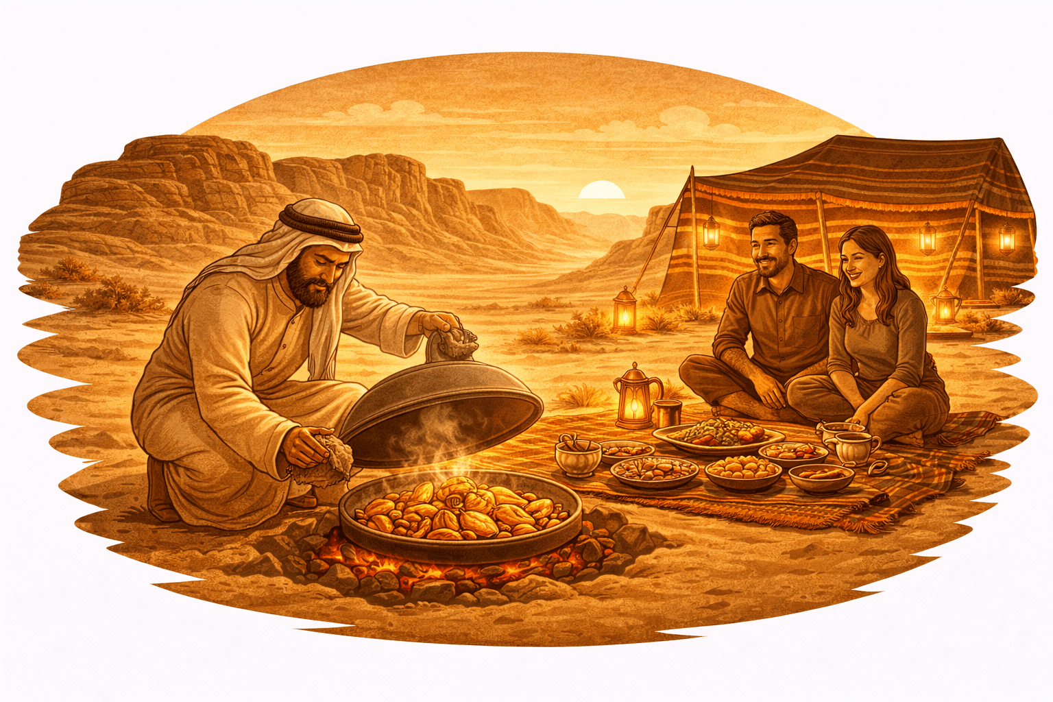 Filming in Wadi Rum Jordan